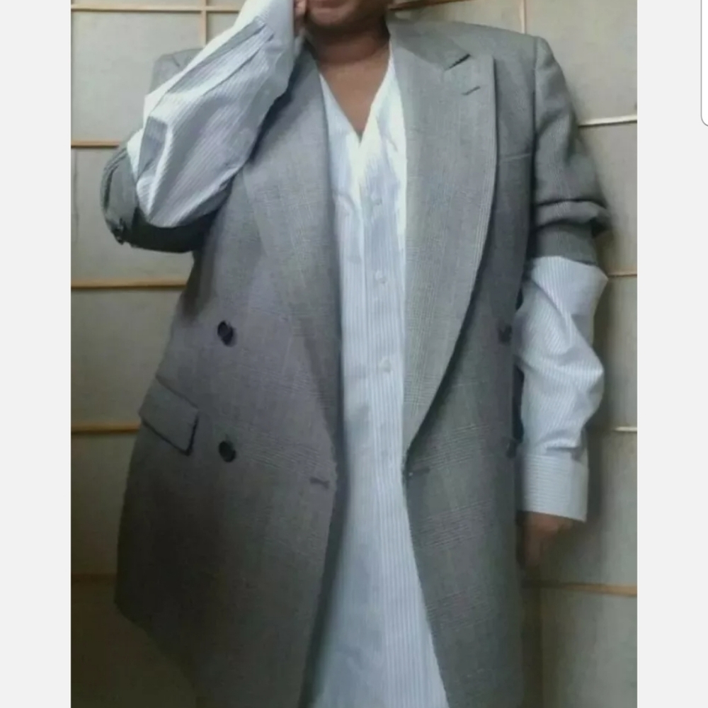 Vintage Hastings Traditions 46" Chest Men's Double Breasted Blazer Jacket